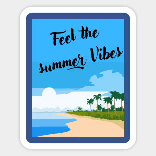 Summer Vibes Sticker